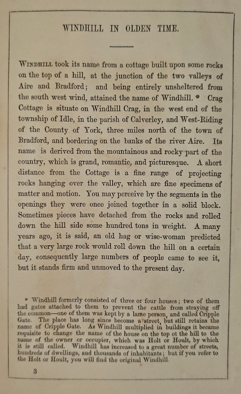 6 Windhill in Olden Time p3